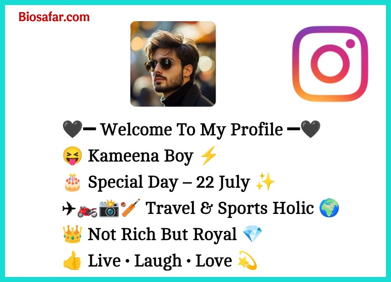 Instagram Bio For Boys