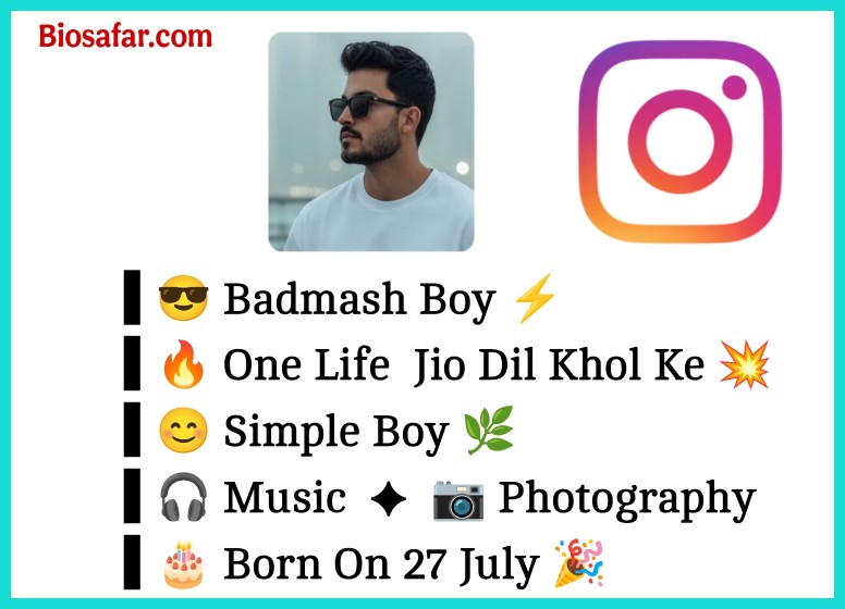 Instagram Bio For Boys Attitude