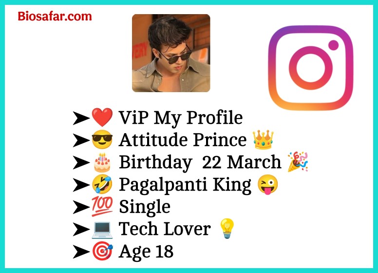Instagram VIP Bio For Boys