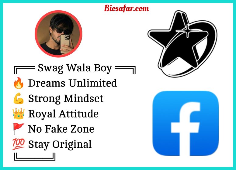 Facebook bio for boys attitude