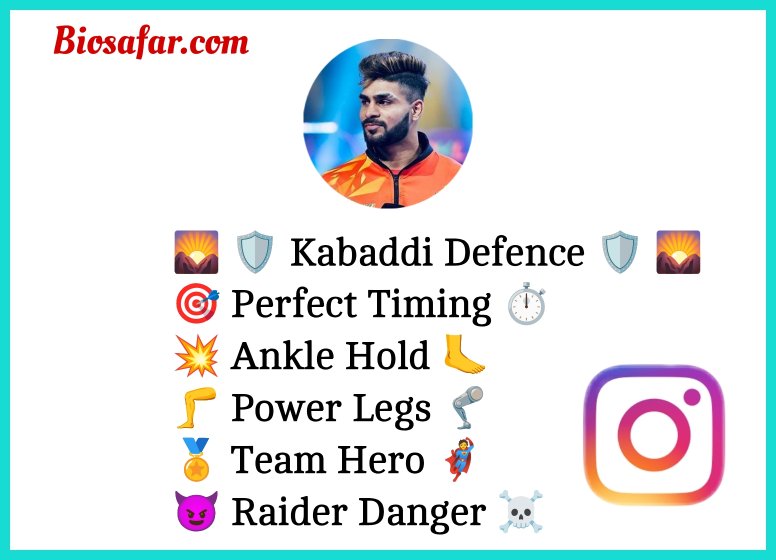 Instagram Bio For Kabaddi Lover