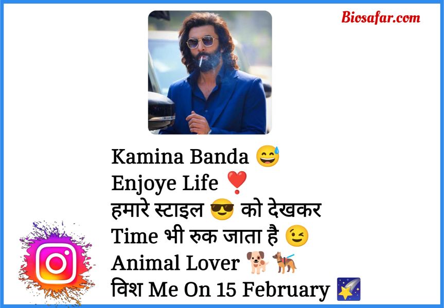 Instagram Bio In Hindi Attitude