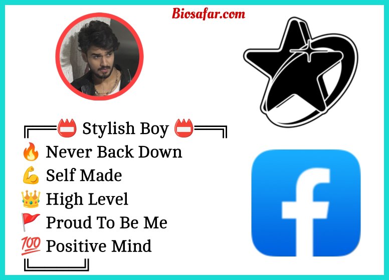 Facebook bio for boys stylish