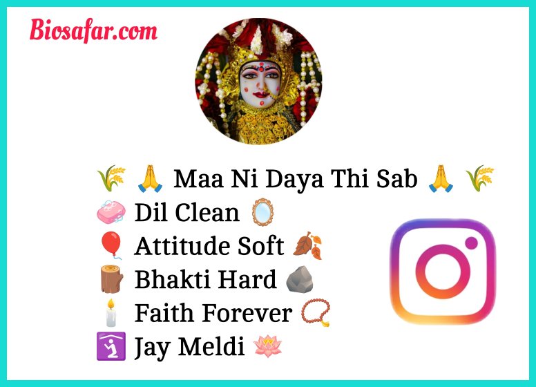 Maa Meldi Bio For Instagram
