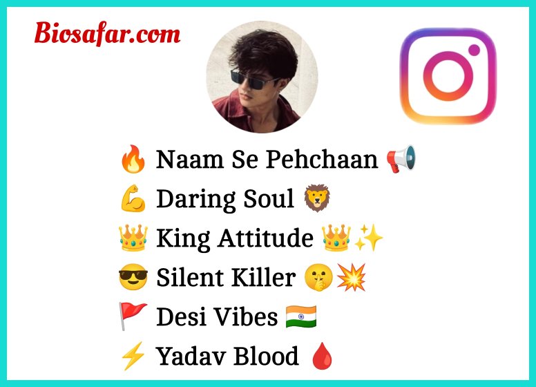 Yadav Bio For Instagram